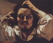Gustave Courbet Self-Portrait The Desperate Man oil painting on canvas
